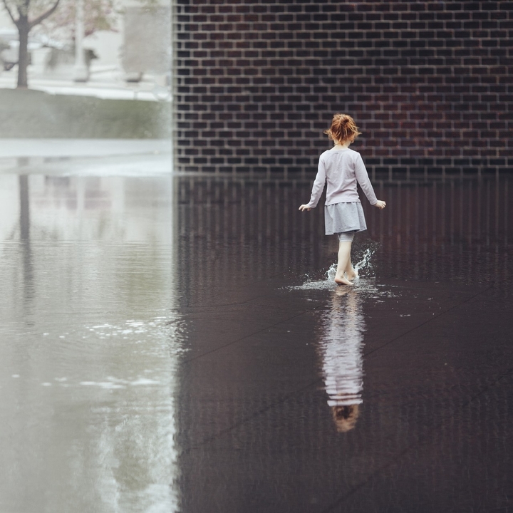 girl in water