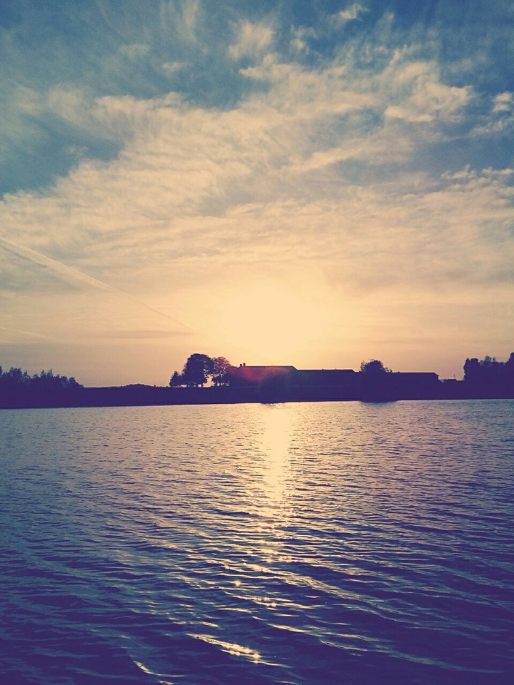 Sunset at the lake