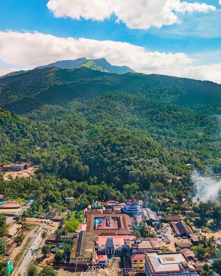 Subramanya Temple Top View, Karnataka