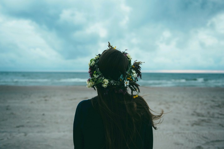 Girl in beach