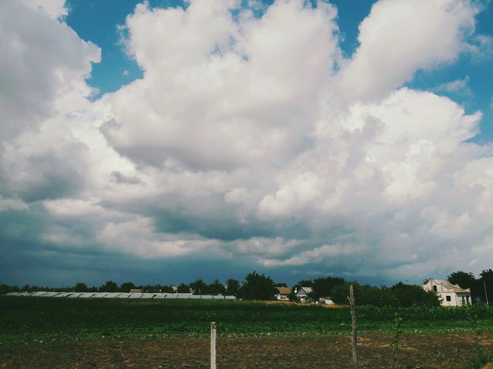 village sky