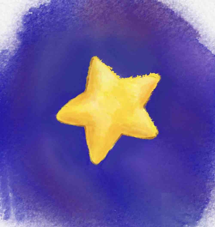 Hand Painted Star