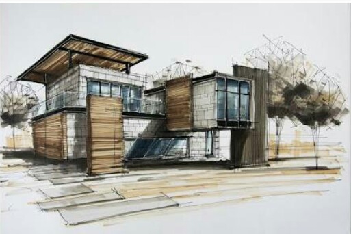 Architectural sketching