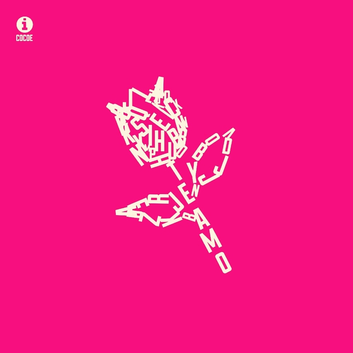 Espero que le guste el dibujo de la flor con letras