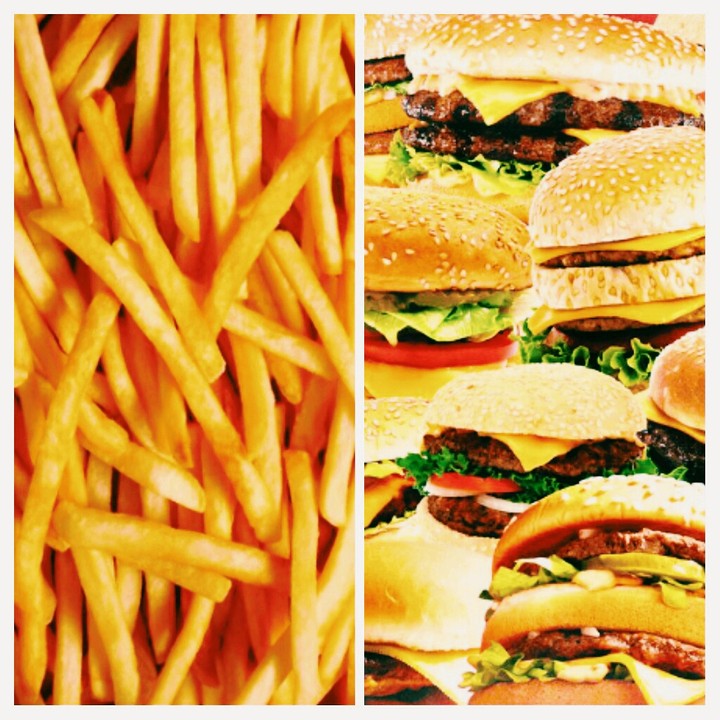 Me gustan las hamburguesa y las papas fritas!