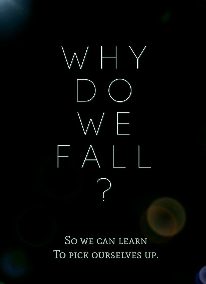 Why do we fall ?