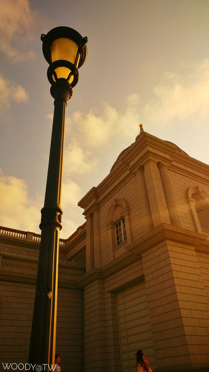 Sunset in CHIMEI museum.