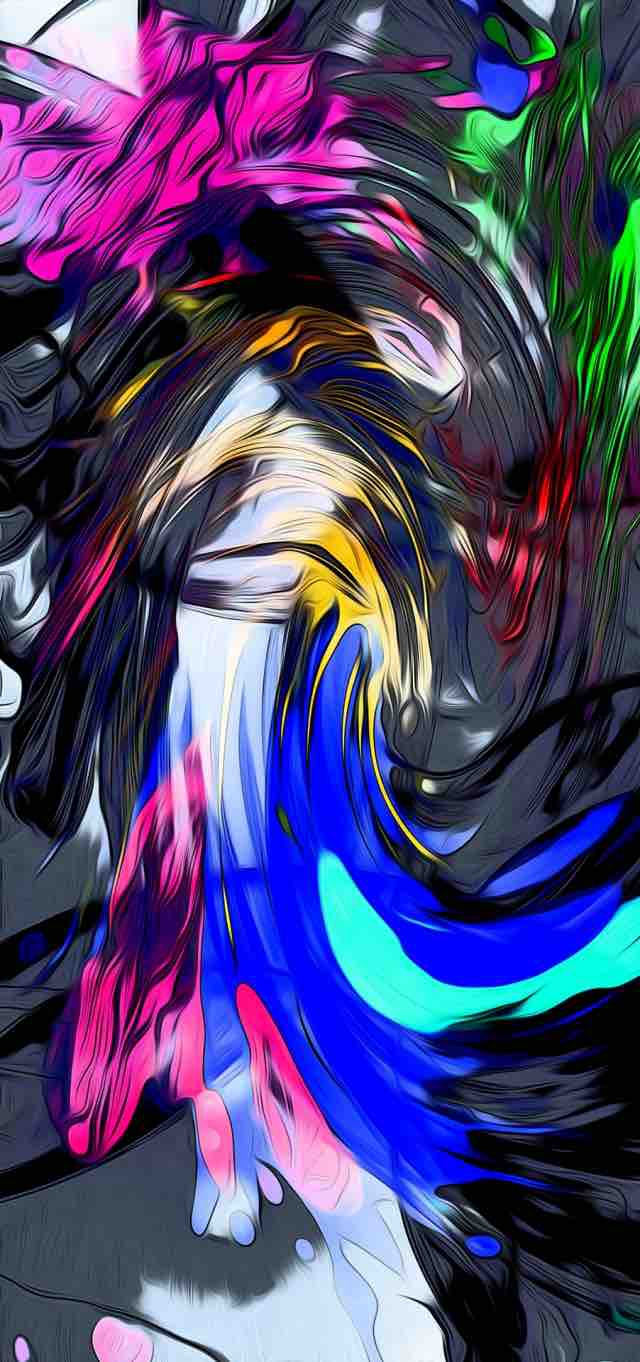 Multicolored Liquid