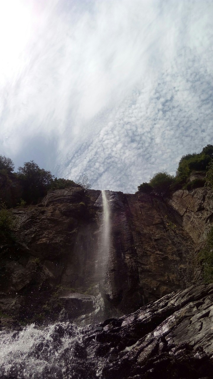 laton waterfal. iran. gilan