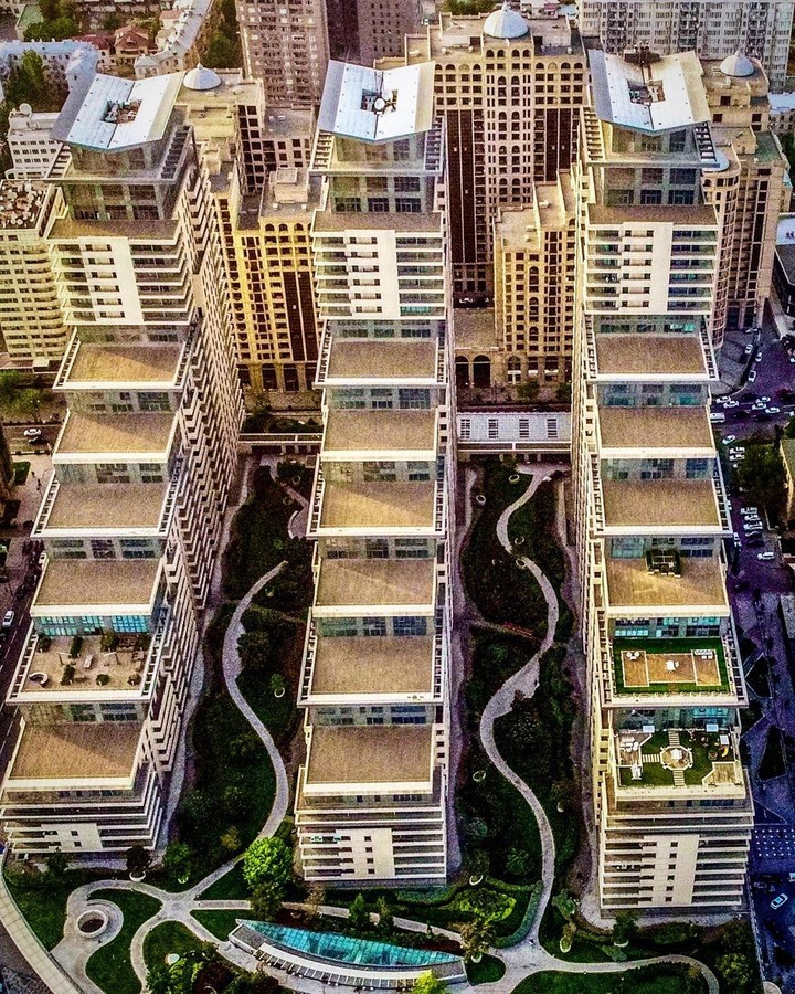 Port Baku buildings