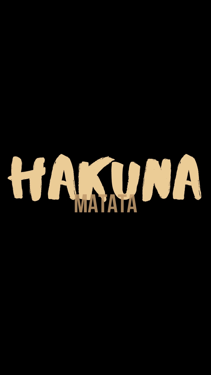 Hakuna matata (Black)