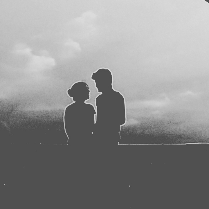 black & white