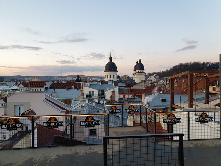 Lviv's rooftops