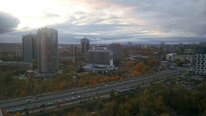 Панорама города