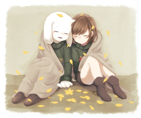 Undertale в стиле аниме
