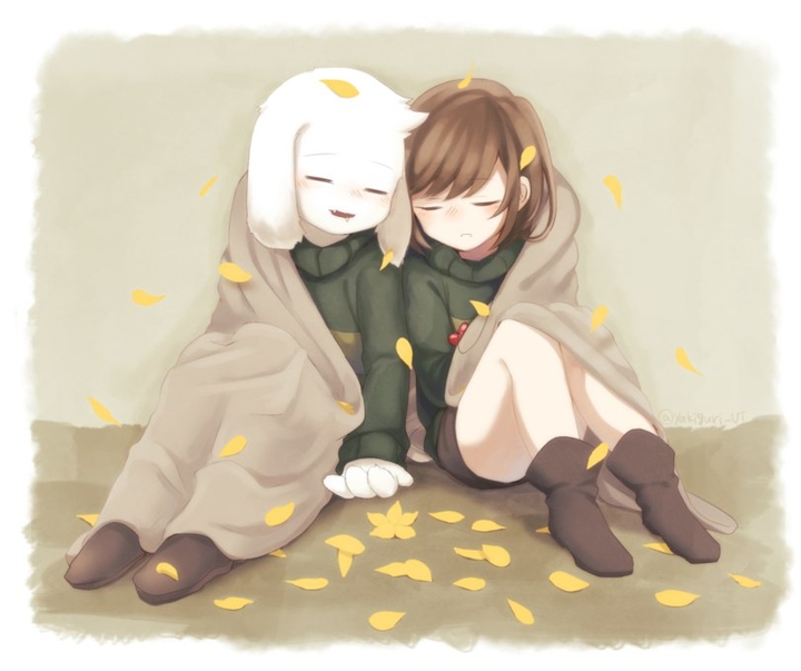 Undertale в стиле аниме