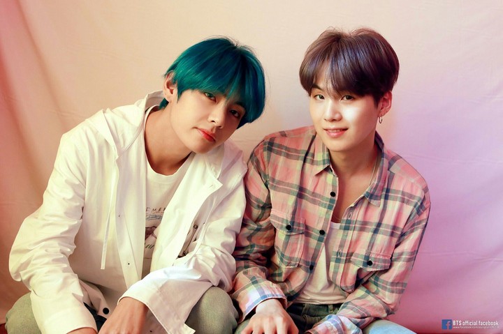 Min Yoongi and Kim Taehyung