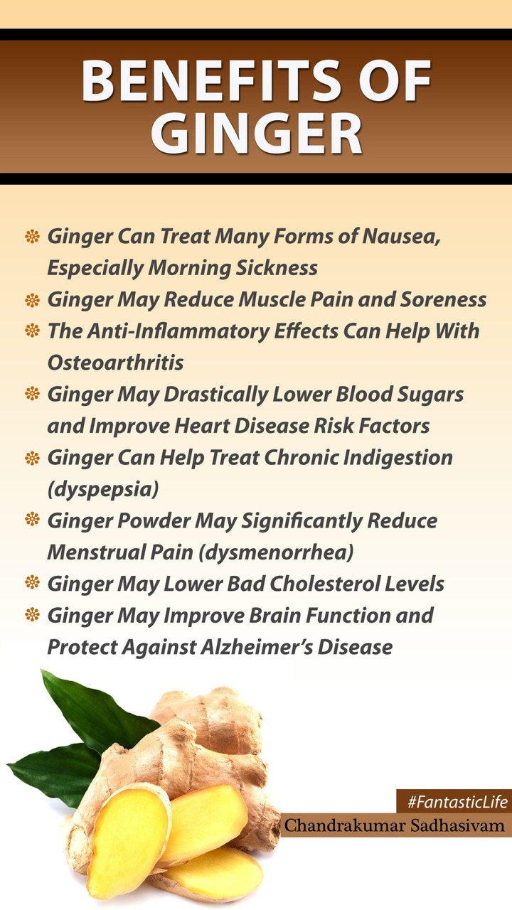 Benefits of Ginger