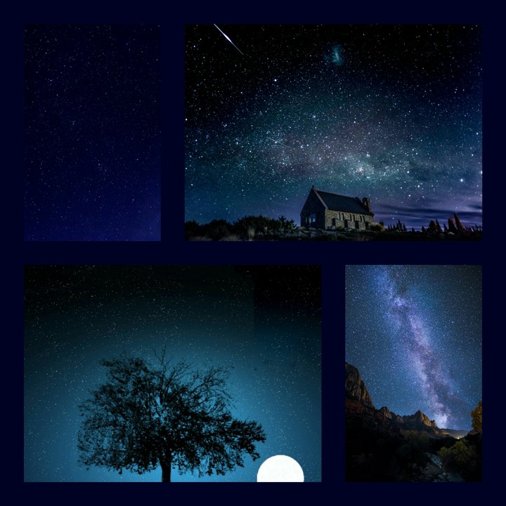 dark night collage