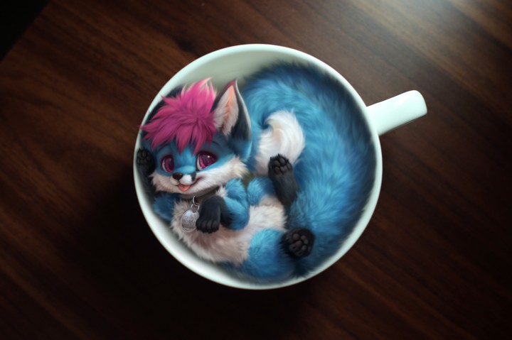 blue fox