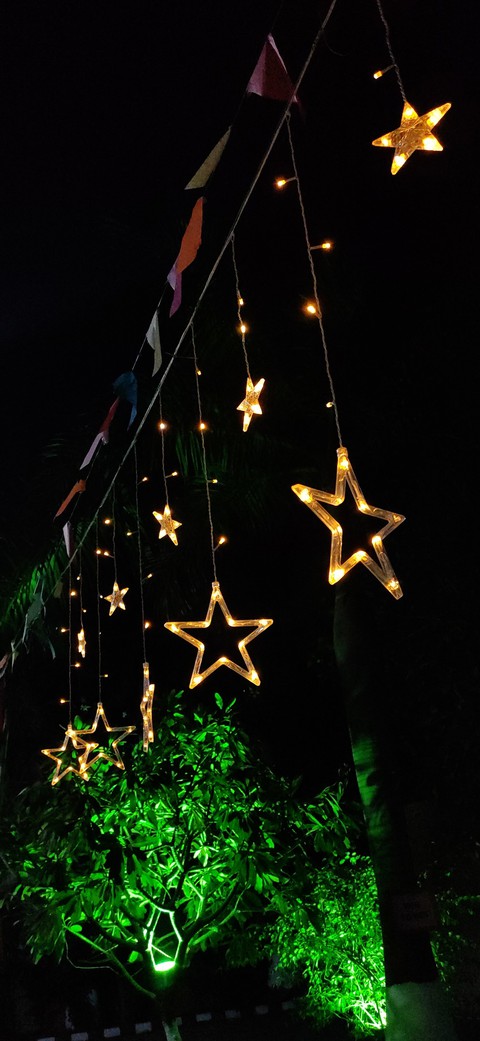 Christmas lights at my place