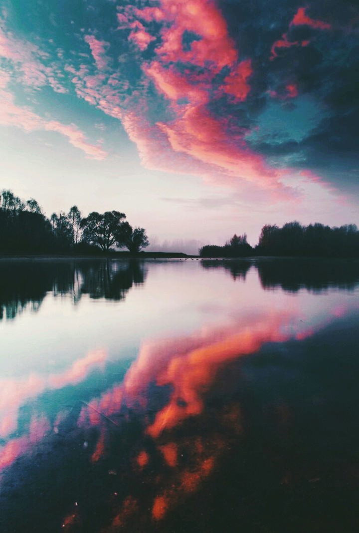 Landscape of sunset