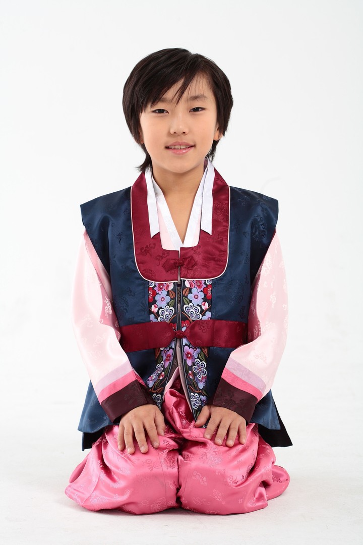 Family in Korean Dress