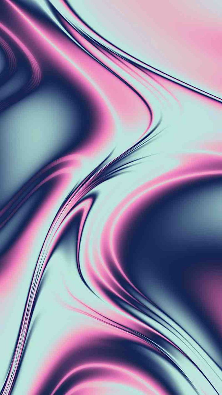 pink and blue abstraction