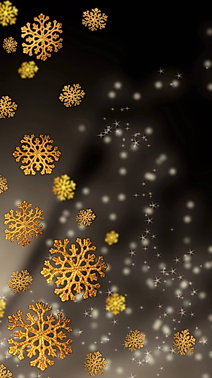 gold snowflake