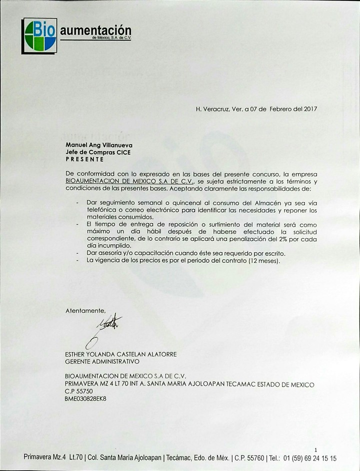Carta Aceptación CICE Concurso Quimicos 2017