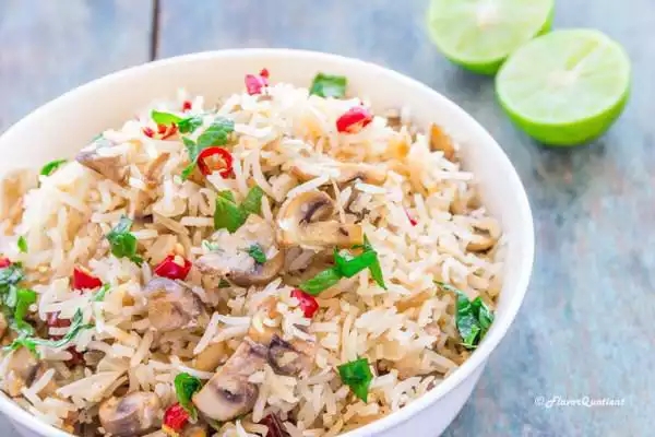Mushroom fried rice