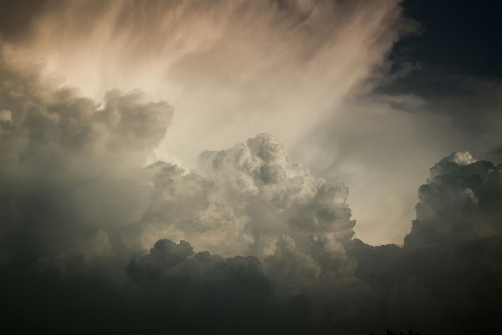 Thunderstorm clouds