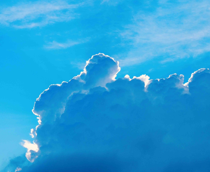 Blue clouds