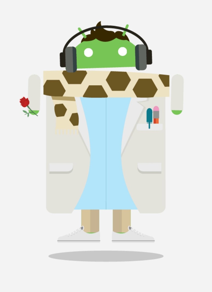A pigged out android!
