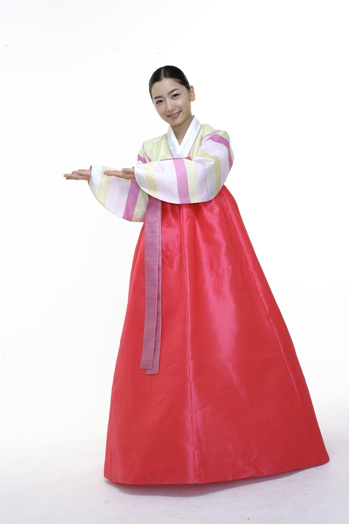 Couple in Korean Dress