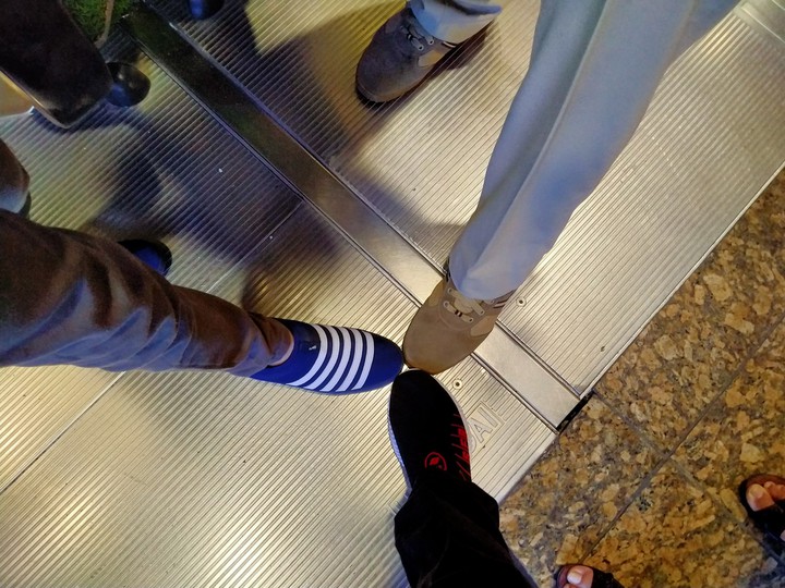 Multi colored different shoes