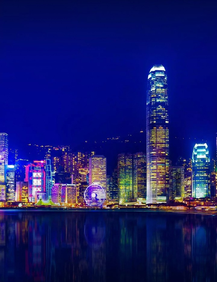 Night in city
