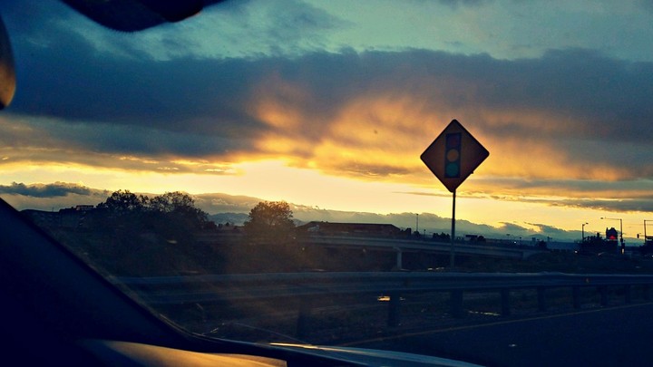 sunset cruising