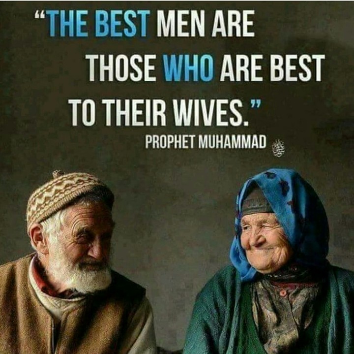 Be good with your wife... ⚘❤