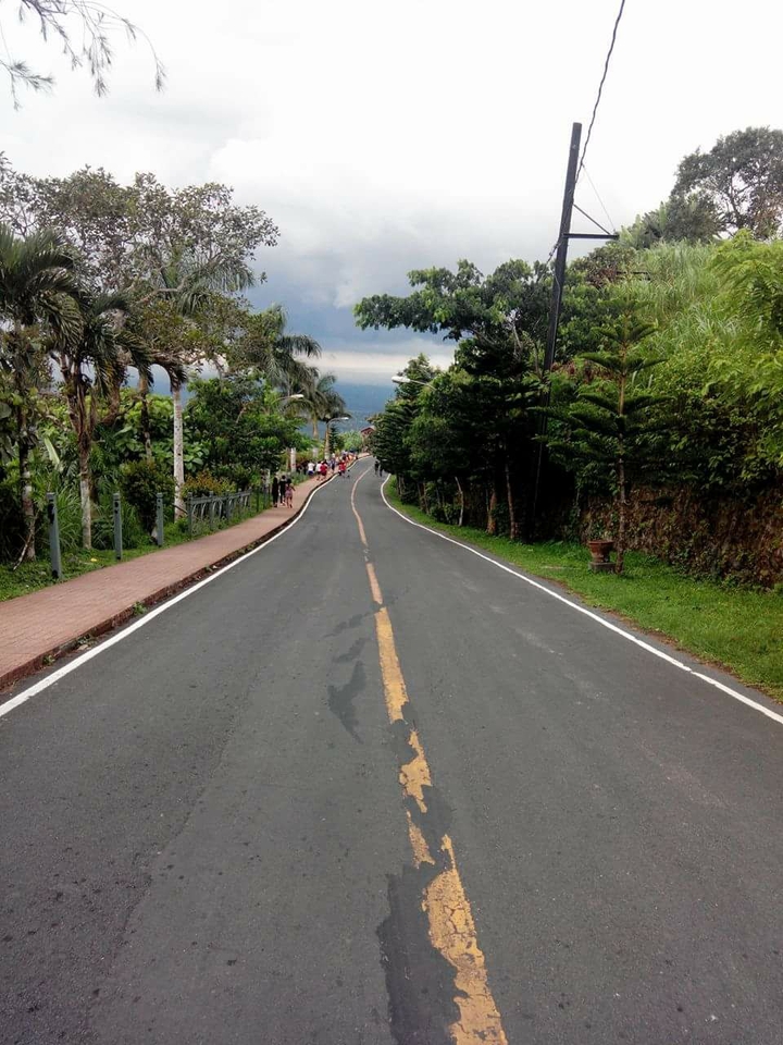 straight ahead