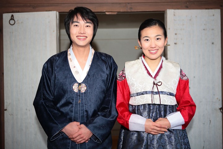 Couple in Korean Dress II