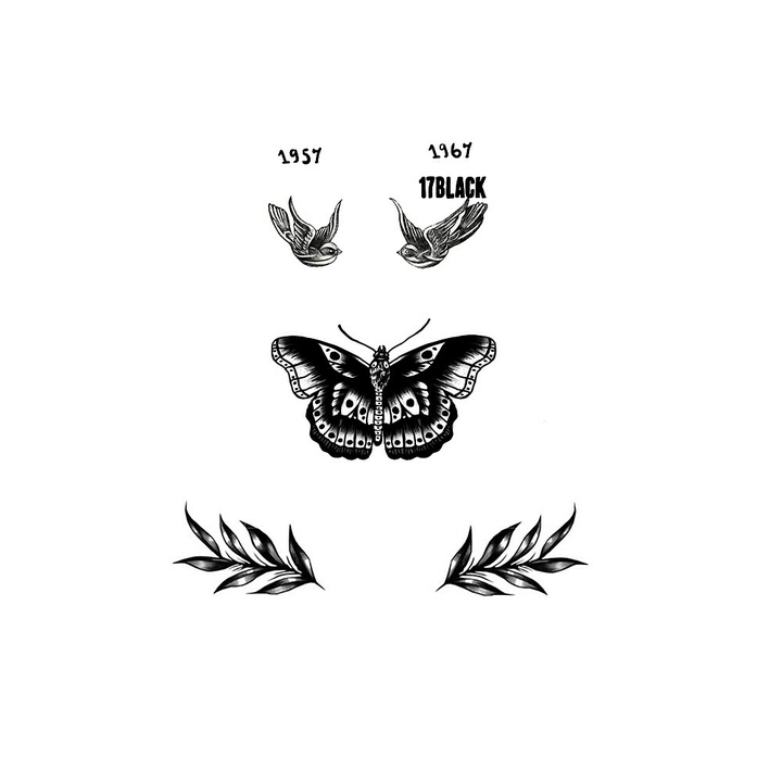 butterfly tattoo Harry