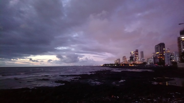 twilight skyline