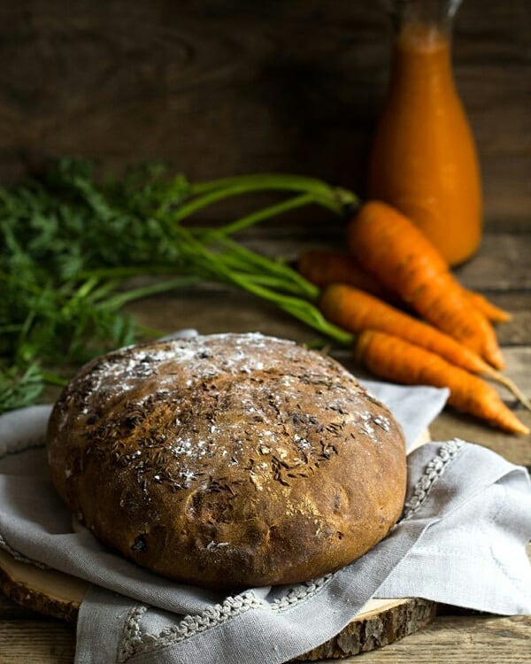 CARROT BREAD with Nuts and Raisins