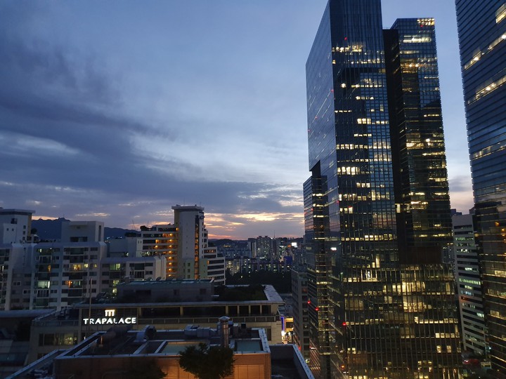 Seoul at night