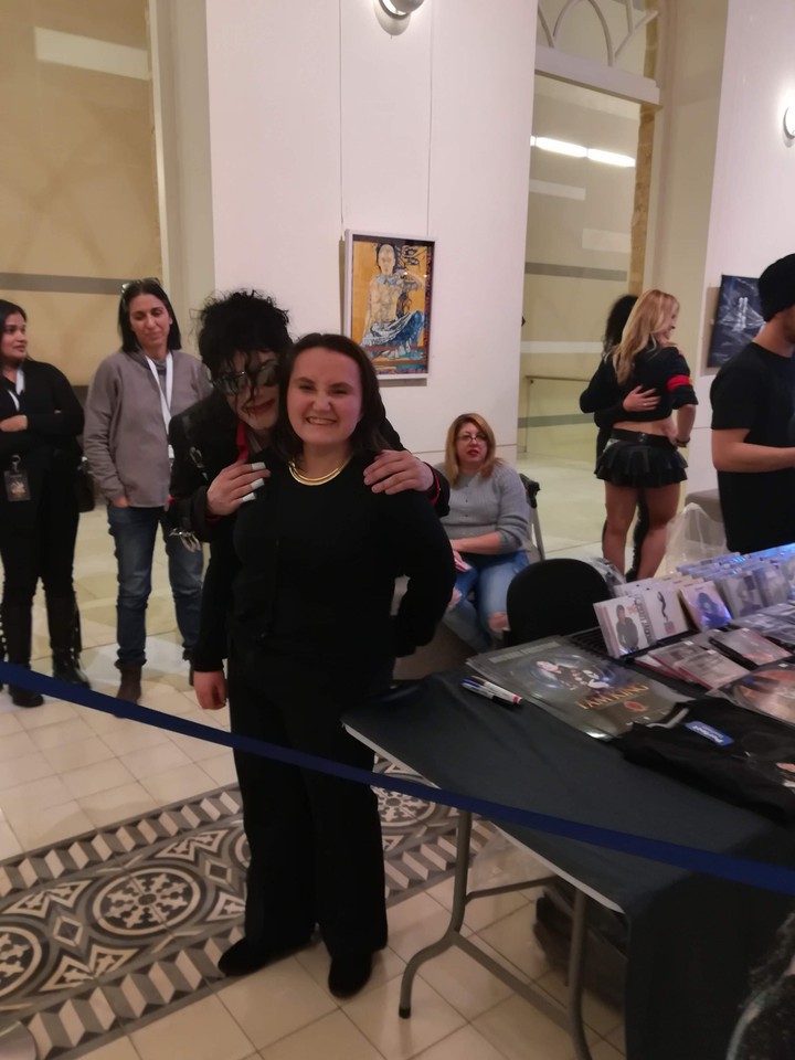 אני במופע של מייקל ג'קסון בישראל
