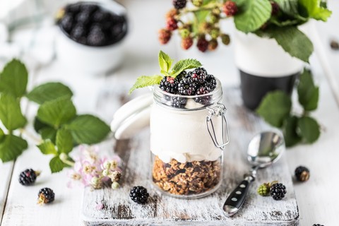 dessert, olallieberry Hintergrundbilder