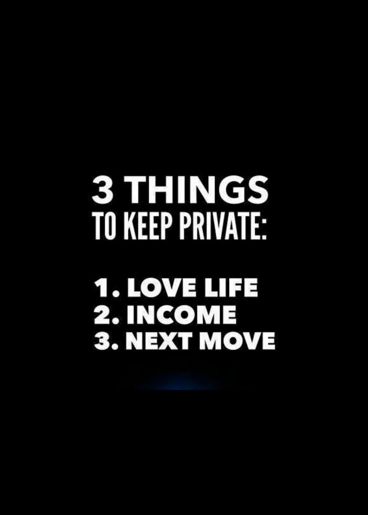keep private