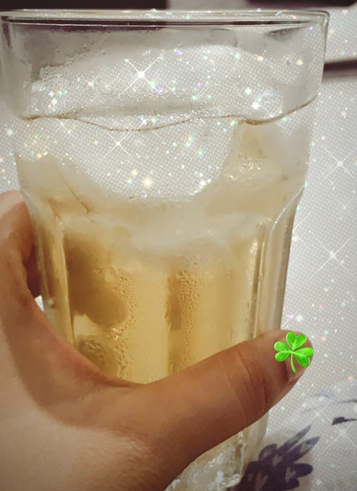 #pepper mint ice tea# summer chilling