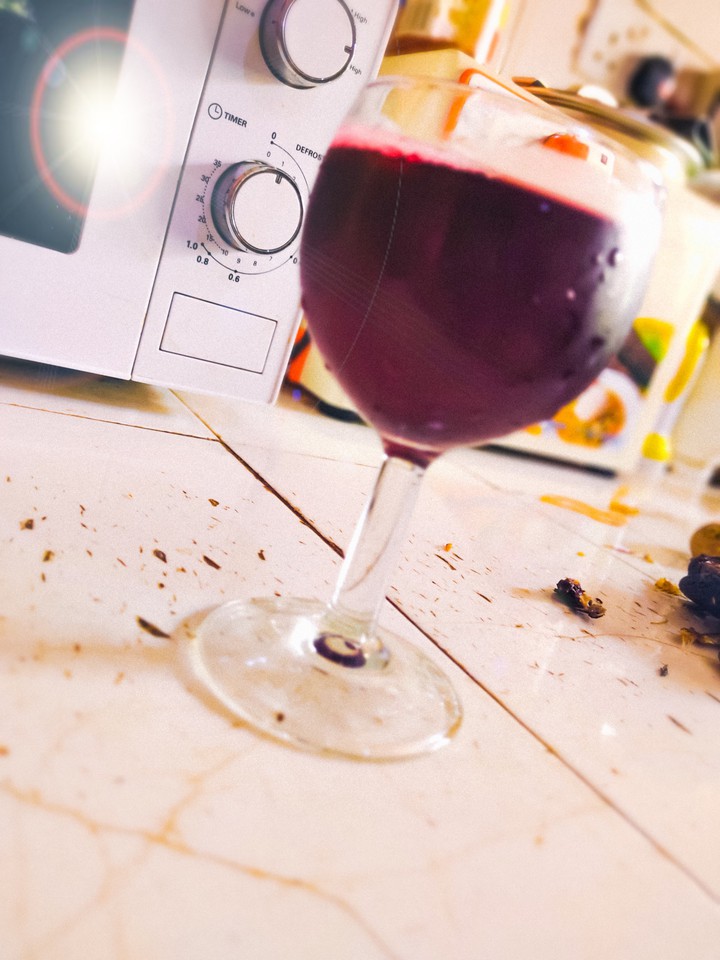 glass of wine